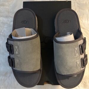 UGG Gray Dune Slide Shoes Size 8 M US New In Box